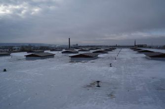 Установка аэраторов на ПВХ кровлю