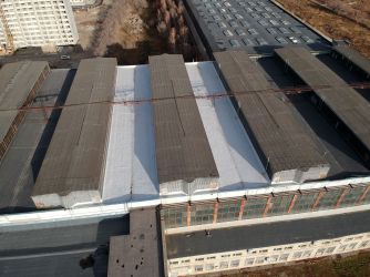 Ремонт ендовы ПВХ крыши