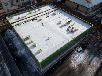 Устройство ПВХ мембраны для кровли